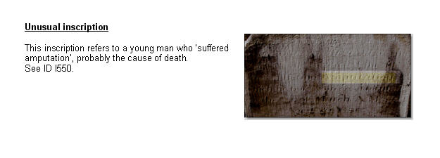 6. Item of Interest - Unusual Inscription