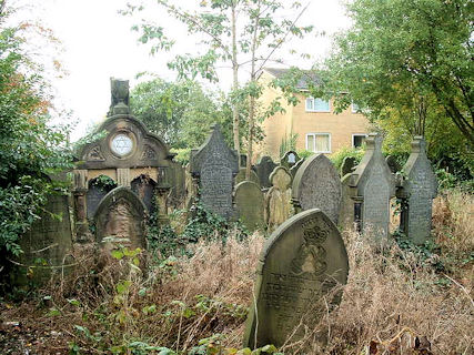 Prestwich Jewish Cemetery - general view