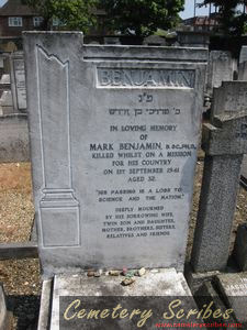 Benjamin M  WW2 Civilian Casualty 01-09-1941